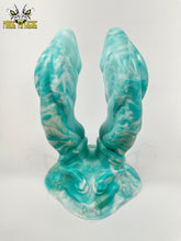 Load image into Gallery viewer, Small Crowley, Double Shaft, Soft 00-30 Firmness, Teal Gold Marble
