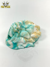 Load image into Gallery viewer, Zayn (Barbed), Large/Vibe Hole, Soft 00-30 Firmness, Teal Gold Marble
