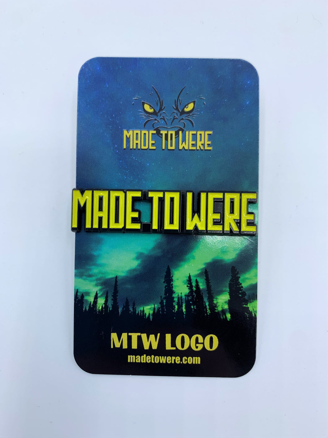 MTW Merchandise - Logo Font Soft Enamel Pin